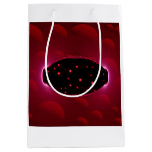 Alien Energy Source With Background Spheres Medium Gift Bag