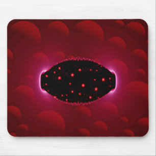 Alien Energy Source With Background Spheres Mouse Mat
