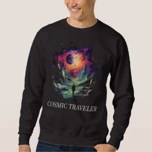 Alien Existence Not from This World Cosmic Travell Sweatshirt