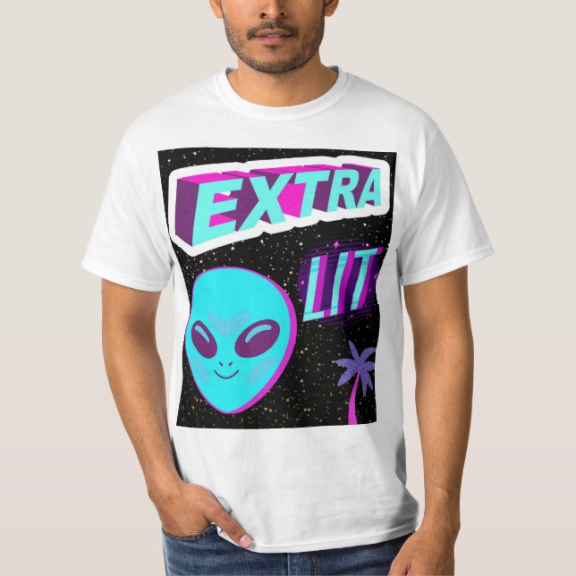 alien extra lit T-Shirt (Front)