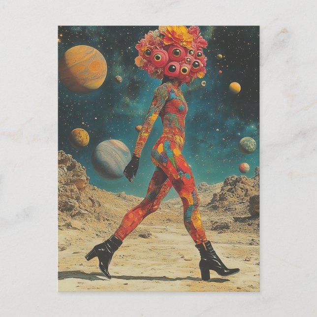 Alien Eyes Postcard (Front)