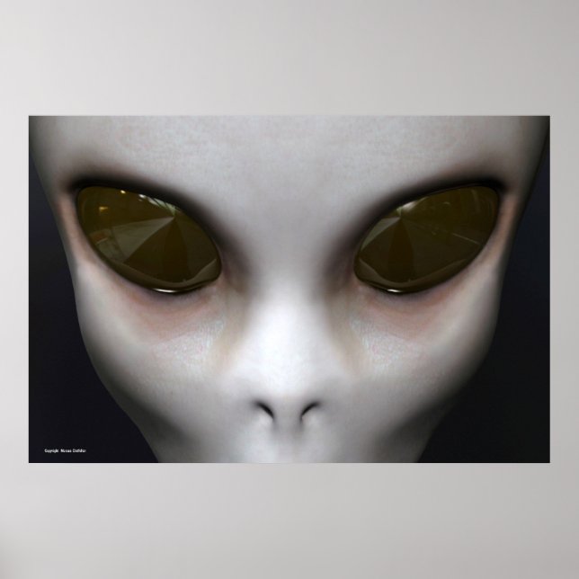 Alien eyes poster (Front)