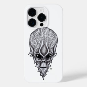 Alien Face , African Skull Facial Reconstruction Case-Mate iPhone 14 Pro Case
