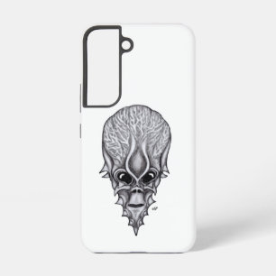 Alien Face , African Skull Facial Reconstruction Samsung Galaxy Case