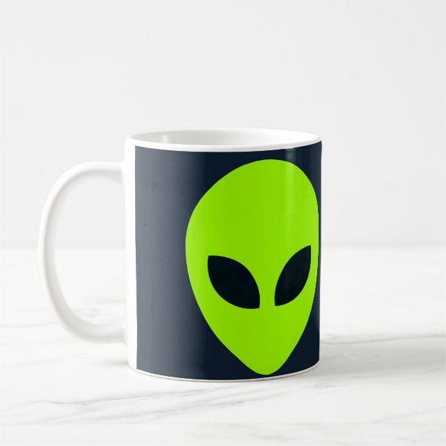 ALIEN FACE COFFEE MUG (Left)
