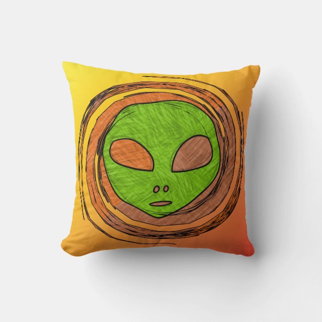 ALIEN FACE CUSHION (Front)