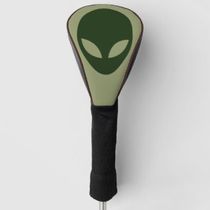 Alien Face Golf Head Cover