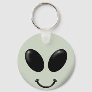 Alien Face Key Ring