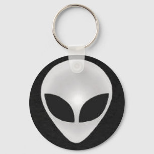 Alien Face Key Ring