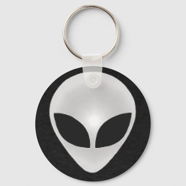 Alien Face Key Ring (Front)