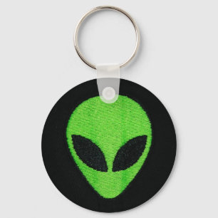 Alien face keychain