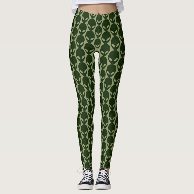 Alien Face Leggings (Front)