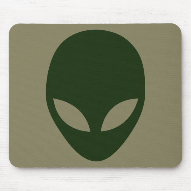 Alien Face Mouse Mat (Front)