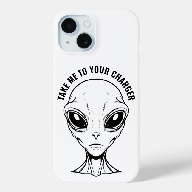 Alien Face Phone Case (Back)