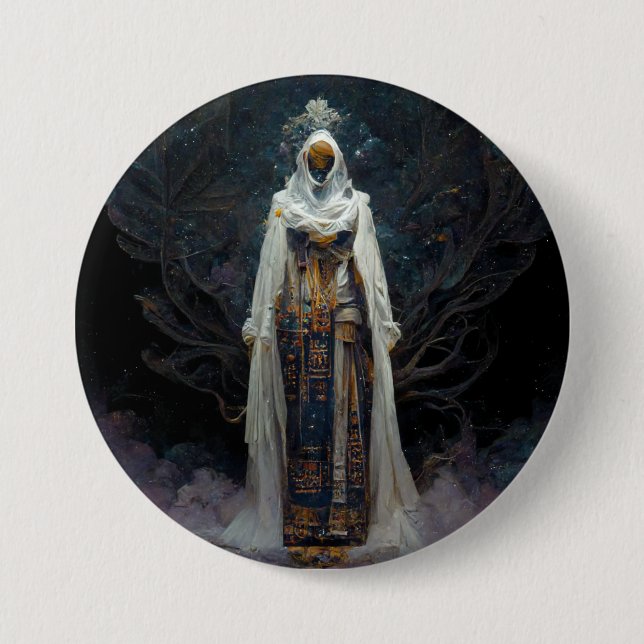Alien Fae Fantasy Sci-Fi 7.5 Cm Round Badge (Front)