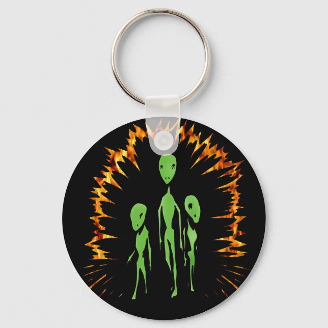 Alien Family Key Ring (Front)