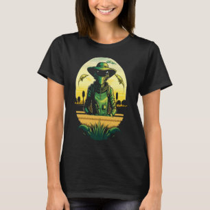 Alien Farmer UFO Extraterrestrial Farming 1 T-Shirt