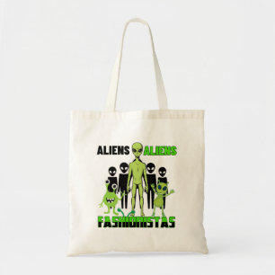 Alien fashionistas.w tote bag