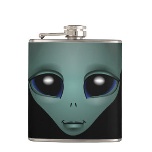 Alien Flask Alien Grey Drink Flasks Personalise