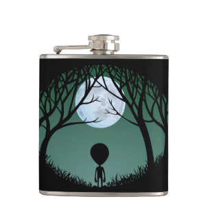 Alien Flask Alien Grey Drink Flasks Personalise