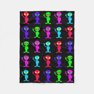 Alien Fleece Blanket