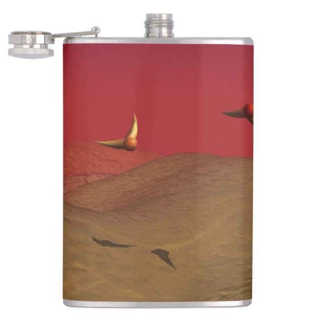 Alien Flight Hip Flask (Opened)