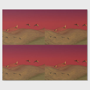 Alien Flight Wrapping Paper