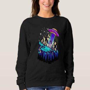 Alien Flying Saucer Abduction Ufo Believe Aliens Sweatshirt