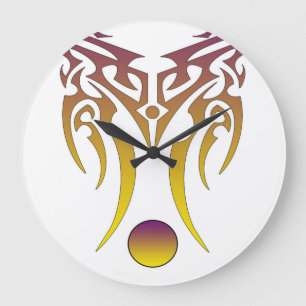 Alien Football Large Clock