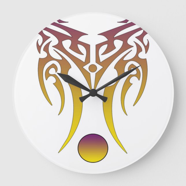 Alien Football Large Clock (Front)