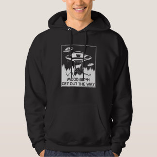 Alien  For Adults Spacecraft Ufo Green Area 51 3 Hoodie