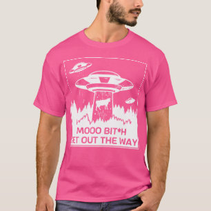 Alien For Adults Spacecraft Ufo Green Area 51 T-Shirt