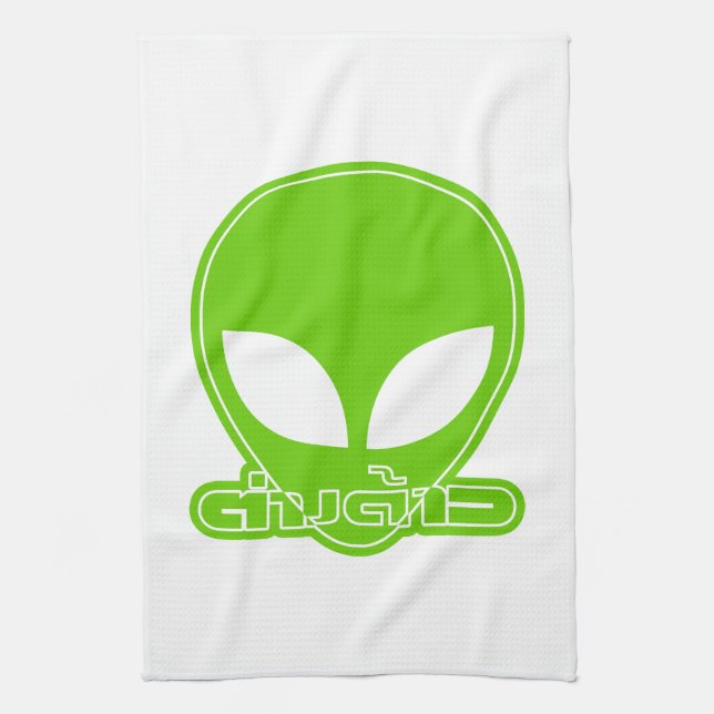 Alien [Foreigner] Tang Dao ★ Thai Language Script Tea Towel (Vertical)