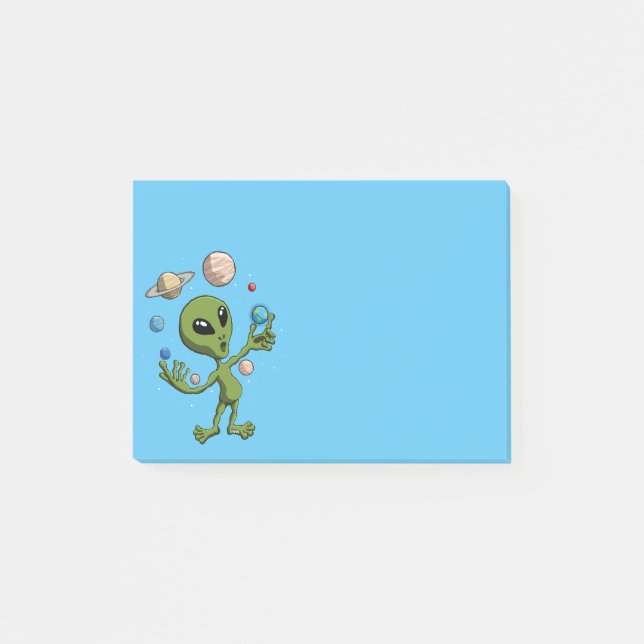 Alien found life post-it notes (Front)