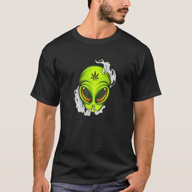 Alien Galaxy Ufo fan Sifi style streetwear top  (Front)
