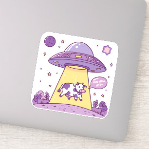 Alien gen Z cow abduction