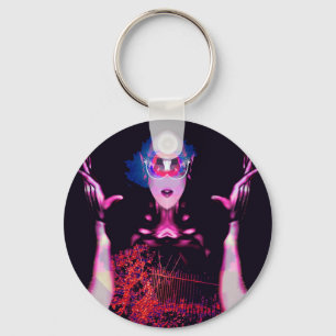 Alien Ghost Key Ring