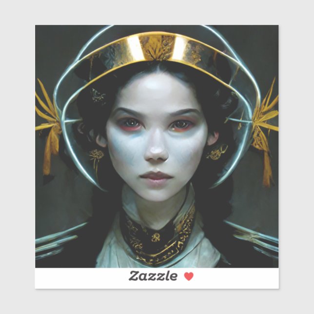 Alien Girl 2 Science Fiction (Sheet)