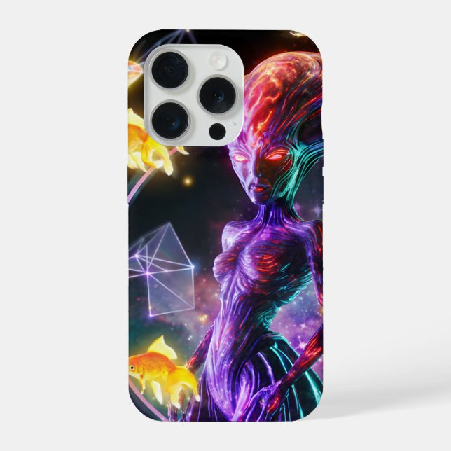 Alien Girl, IPhone Case (Back)