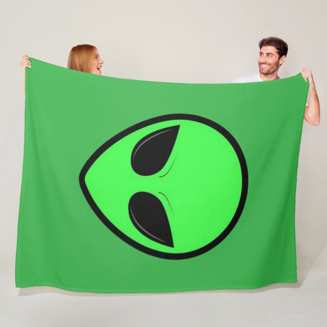 Alien Glow 60x80 Fleece Blanket (In Situ)