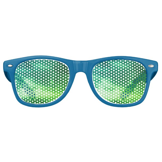 Alien Glow  Retro Sunglasses (Front)