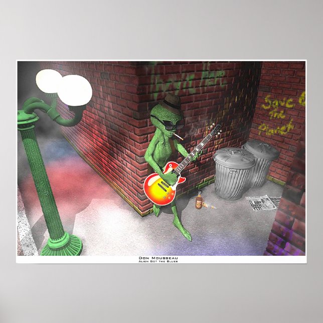 Alien Got the Blues Poster (Front)