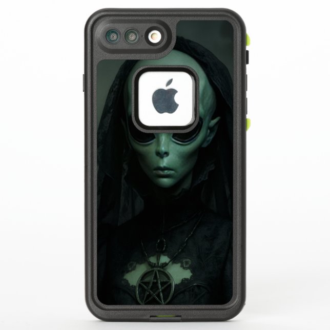 Alien Gothic Priestess of the Moon LifeProof iPhone Case (Back)