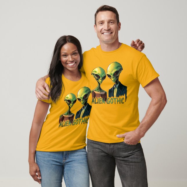 Alien Gothic Retro Tee – Out-of-This-World Style (Unisex)