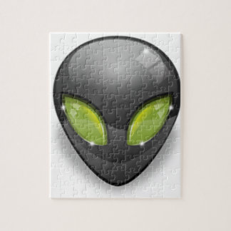 Alien Gray Design#2 Jigsaw Puzzle