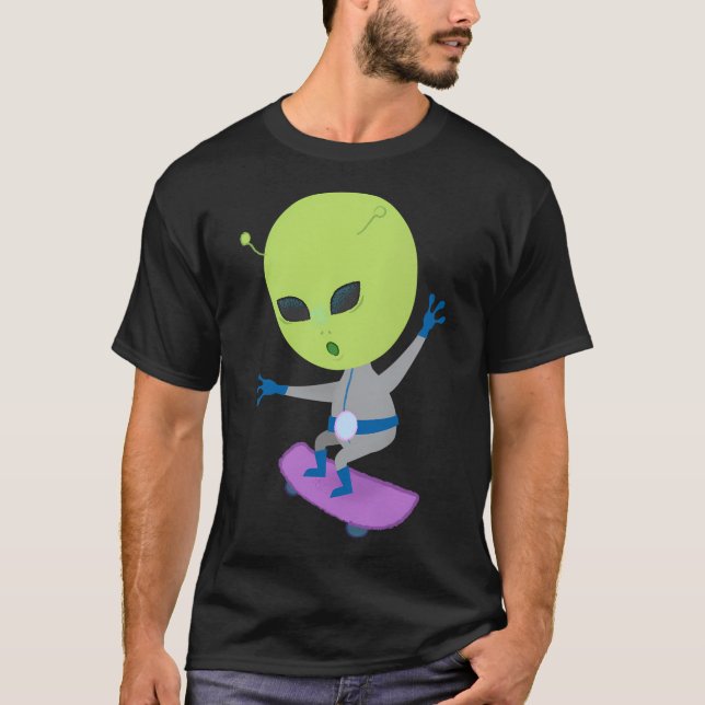 Alien Green Believe  Area 51  Storm Area 51  Flyin T-Shirt (Front)