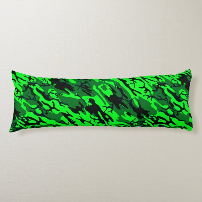 Alien Green Camo Body Cushion (Front)
