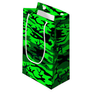 Alien Green Camo Small Gift Bag