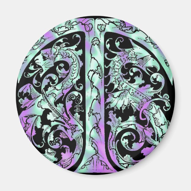Alien Green, Dragon Magnet (Front)