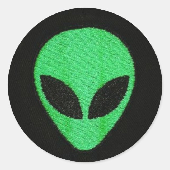 ALIEN-GReeN FacE stickers (Front)